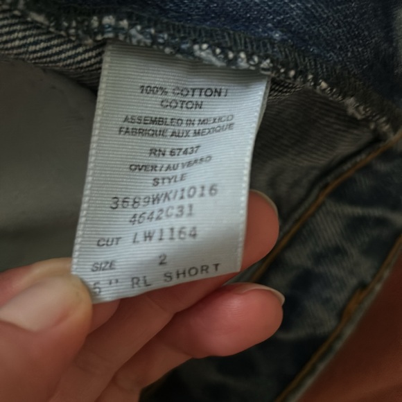 Vintage Ralph Lauren cut off Jean shorts - Picture 4 of 4